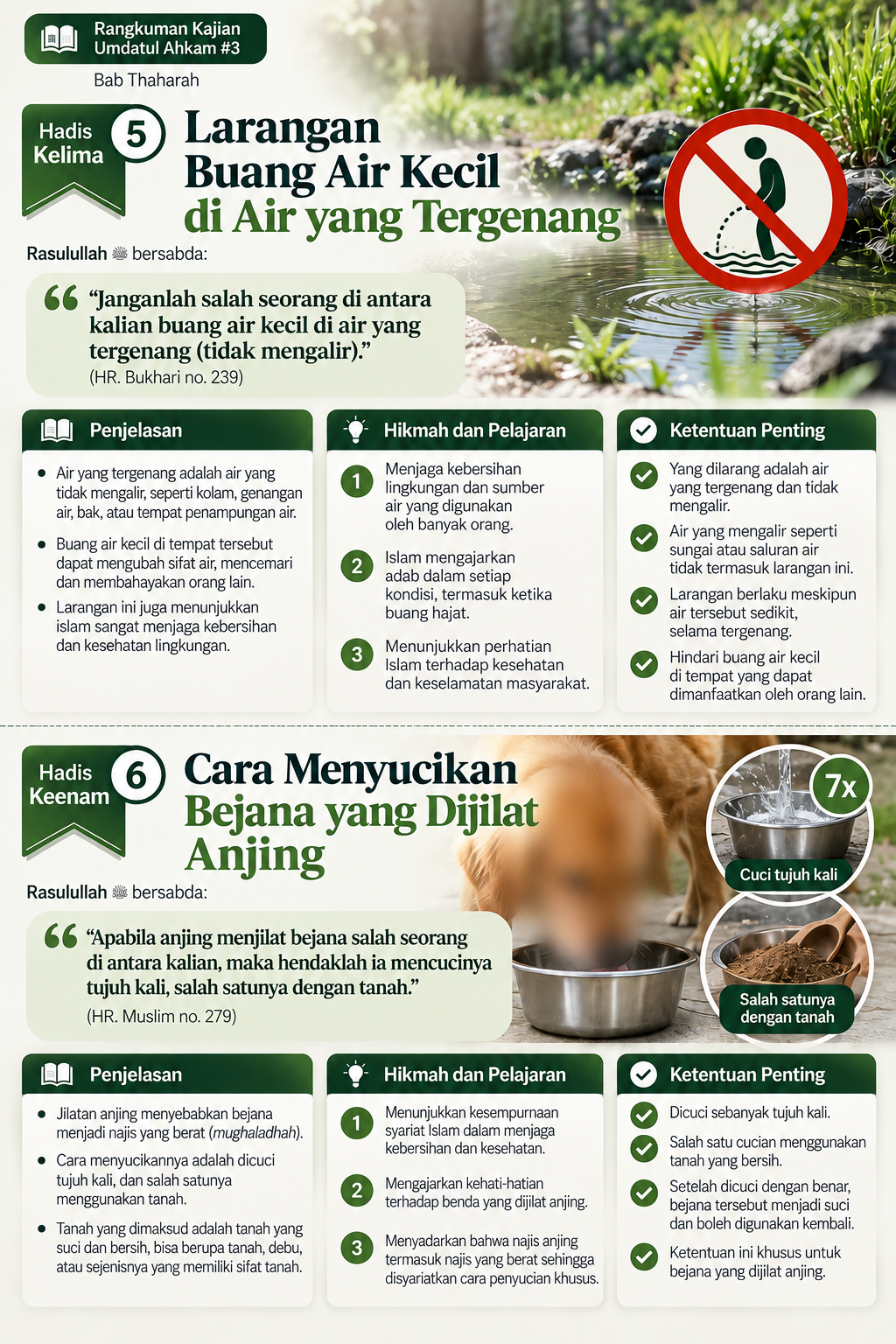 Infographic Hadis dengan Wajah Anjing Tersamarkan