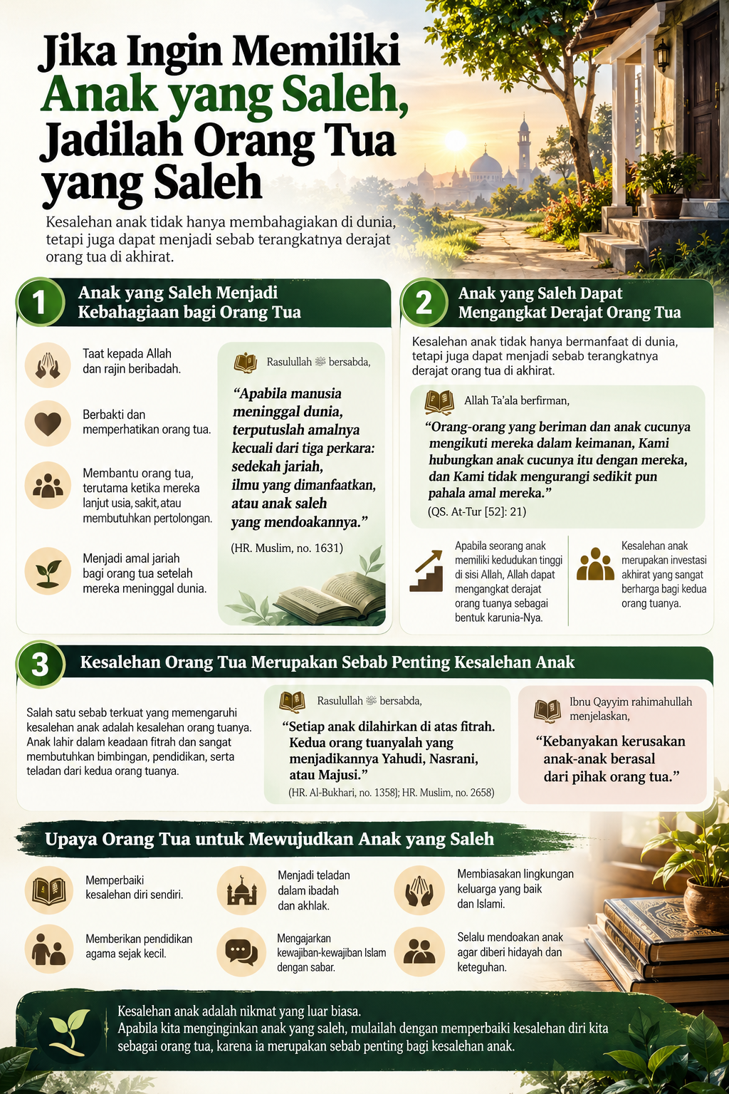 Panduan Orang Tua Menuju Anak Saleh